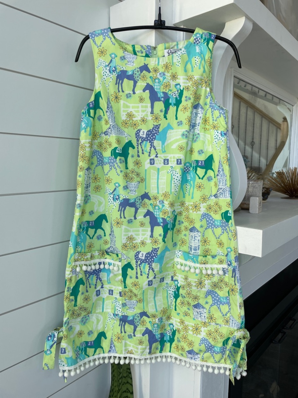 Lilly Pulitzer “Low Riders” shift dress 🐎👒